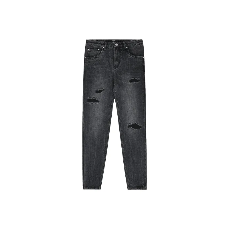 CHINISM Jeans Unisex Black Denim-0