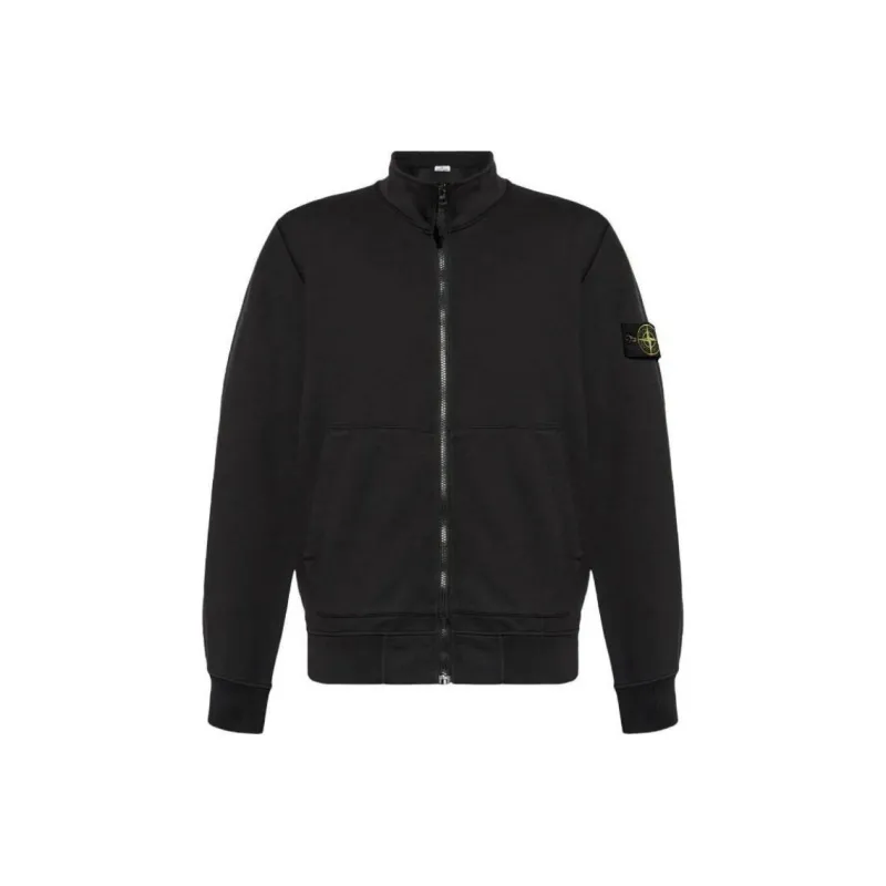 STONE ISLAND Logo Patch Zip Up Jacket-0