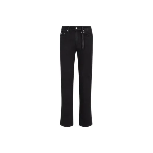 calvin Sneakers graphic Jeans Men's Denim Black