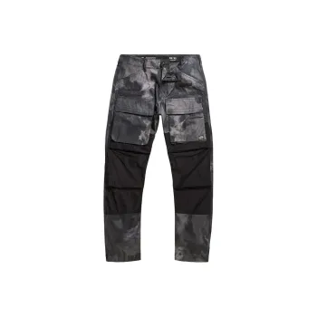 G STAR RAW Cargo Pants Men Black Fuzzy Camouflage
