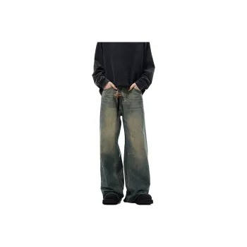 RENBEN Jeans Unisex Washed Color