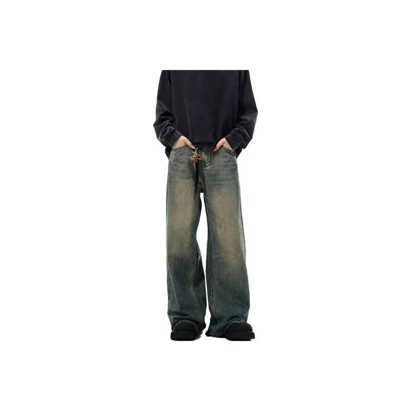 RENBEN Jeans Unisex Washed Color-0
