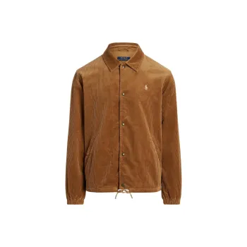 Polo Ralph Lauren SS24 Jackets Coats Men's Brown Yellow