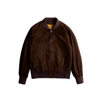 TOD'S Leather Jacket Men's Brown