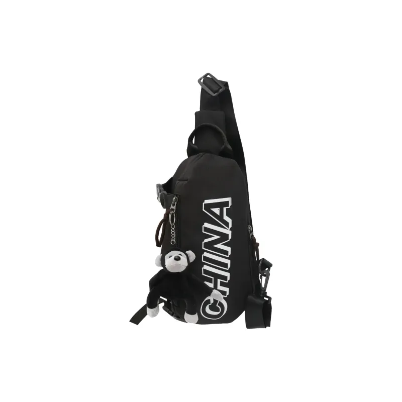 H YXIANG Nylon Sling Bag Unisex Multicolor-0