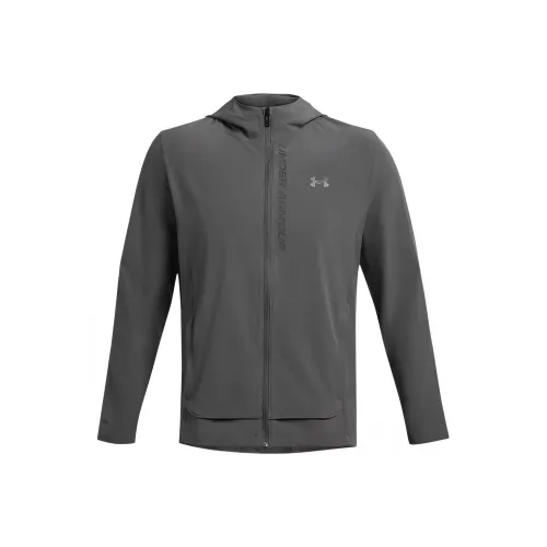 Under Armour UA OutRun The Storm Jackets Coats Men
s Dark Gray