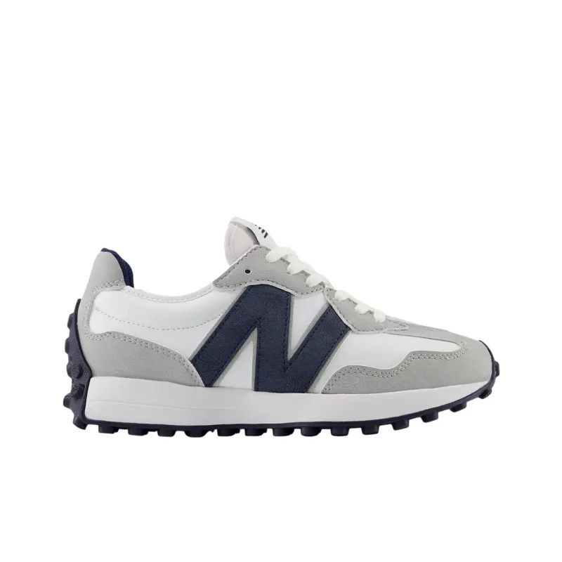 New Balance NB 327 Anti Slip Wear Resistant Low Top Casual Running Shoes Women's White Gray-1