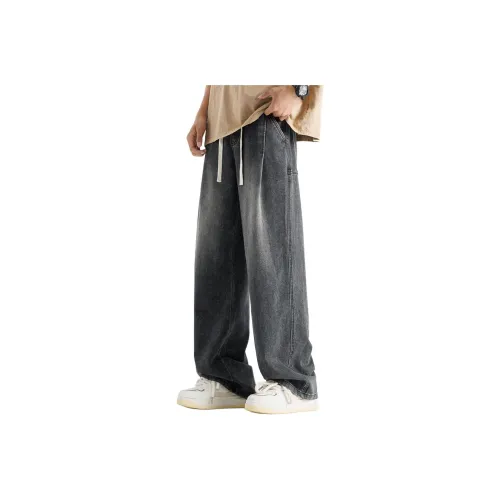 Tonlion Jeans Unisex Black Gray