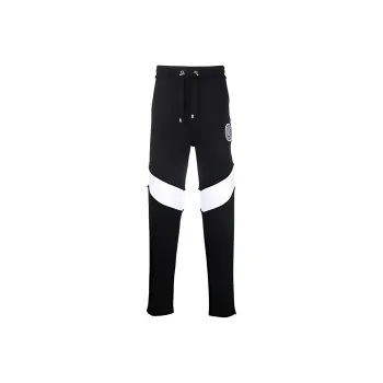 BALMAIN Monogram patch Cotton Joggers