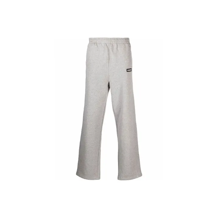 Vetements Knitted Sweatpants Unisex Gray-0