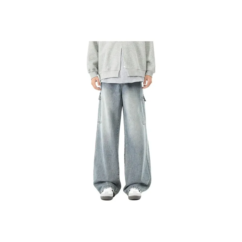 Warrior Huichao Riding The Wind Collection Jeans Unisex-0
