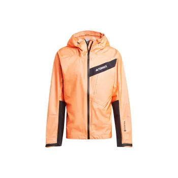 Adidas Terrex Techrock Light Gore Tex Active Jacket Jackets Coats Men's Half Impact Orange