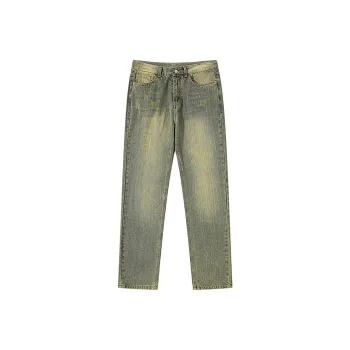 33TH Jeans Unisex Yellow Mud