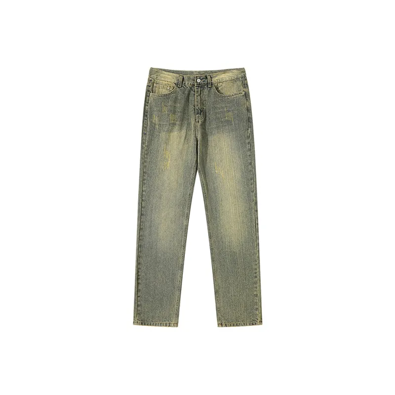 33TH Jeans Unisex Yellow Mud-0