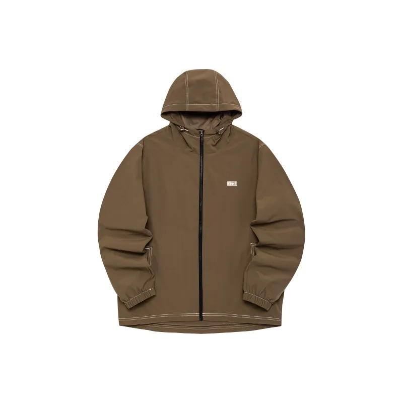 Erke Trench Coat Men's Deerskin Brown-0