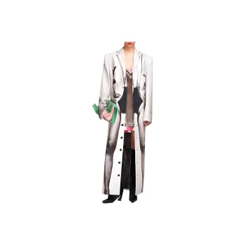Y/Project X JPG Trench Coats Unisex Gray
