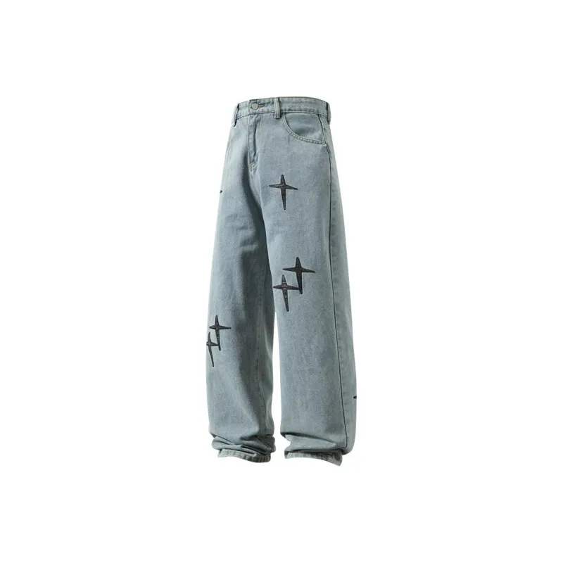 KIKSTYO Jeans Unisex Light Blue-0