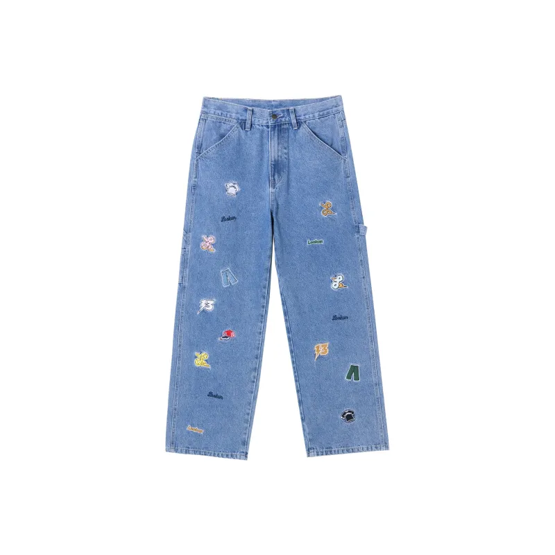LOOKUN Classic Blue Jeans Unisex-0