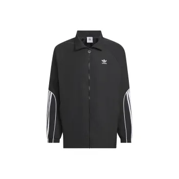Adidas Originals 3 Stripes Coach Jacket Jackets Coats Men's Black