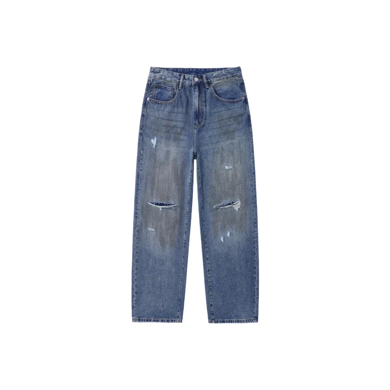 SANTASTIC Jeans Unisex Distressed Pants-0