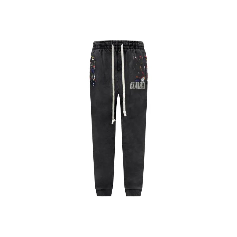 Askyurself Sports Pants Unisex Black-0