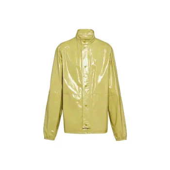PRADA Leather Jackets Men Light Grass Green