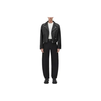 Bottega Veneta SS23 Leather Jacket Men's Black