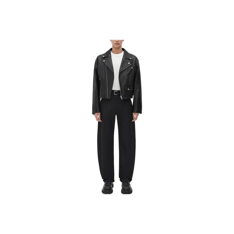 Bottega Veneta SS23 Leather Jacket Men's Black-0
