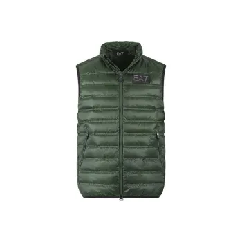 EMPORIO ARMANI EA7 SS24 Down Jacket Men's Army Green