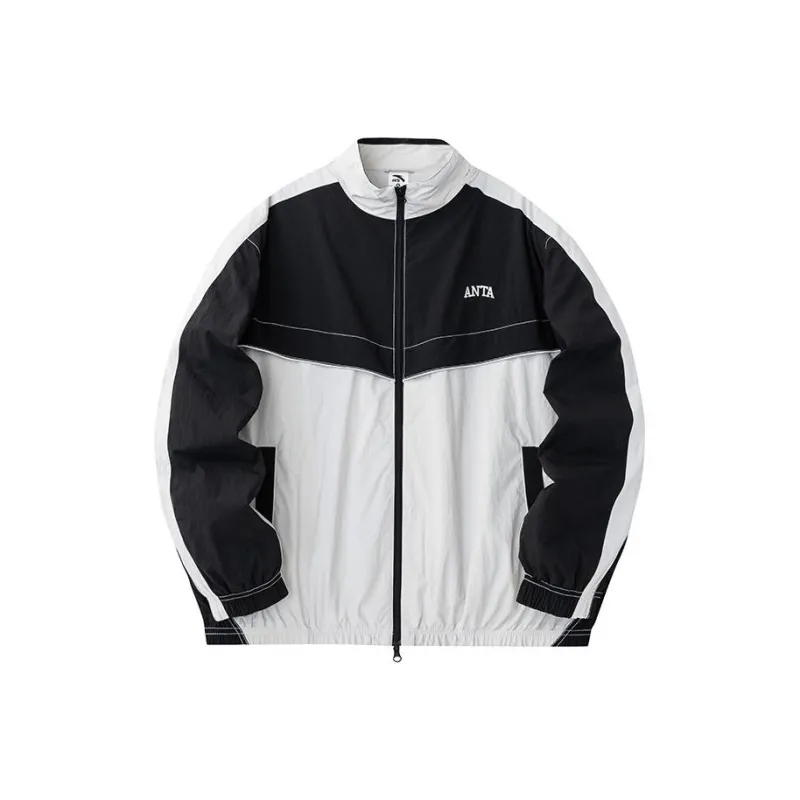 Anta Jackets Coats Men's Basic Black/Beige Pink Gray-0