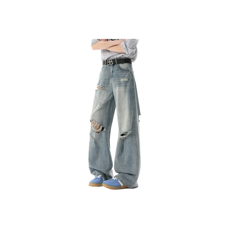 LA'T.WEEKEND Jeans Unisex Blue-0