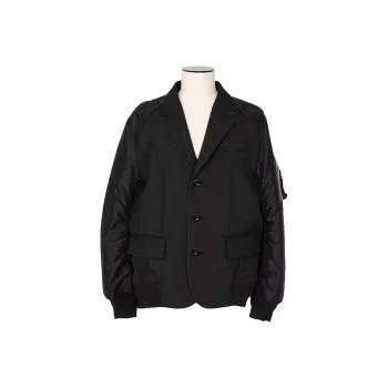 Sacai Jackets Men Black