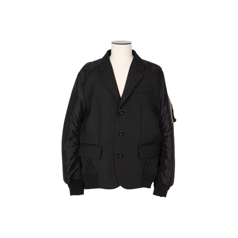 Sacai Jackets Men Black-0