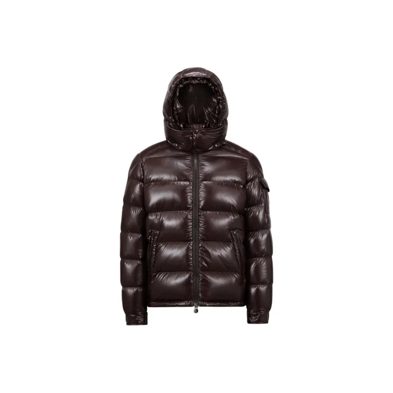 Moncler Maya Hooded Puffer Shiny Jacket-0