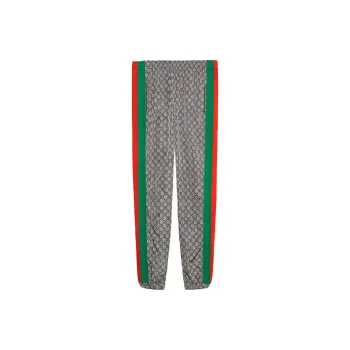 GUCCI Knitted Sweatpants Men's Multicolor