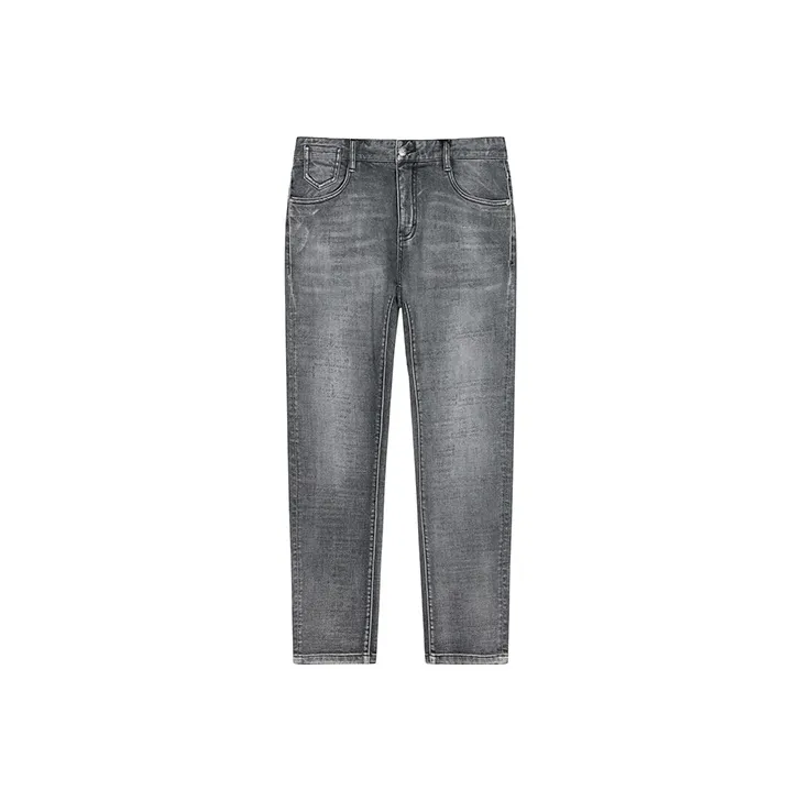 DAVID NAMAN FW22 Straight Jeans Men's Gray-0