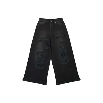 Vetements Ripped Big Shape Jeans