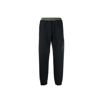 STONE ISLAND Knitted Sweatpants Men Black