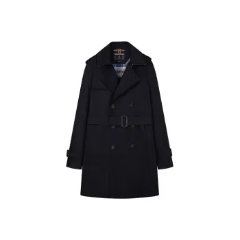 Teenie Weenie Men Trench Coat Spring Unisex