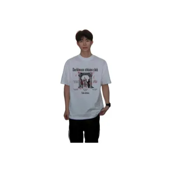 DARK HORSE Men's Summer 100% Cotton Heavyweight Loose Fit Half Sleeve T Shirt Unisex