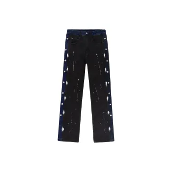 XINYINSU Jeans Fall Unisex Black