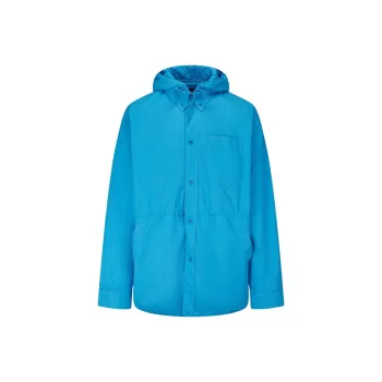 Balenciaga Parka Coats Men Blue