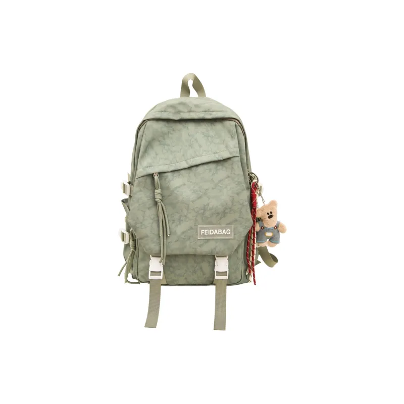 DCLOUD Nylon Backpack Unisex Multicolor-14