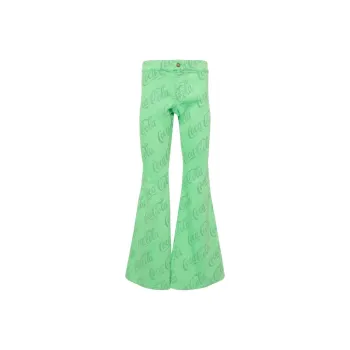 ERL X Coca Cola Mid rise Flared Jeans