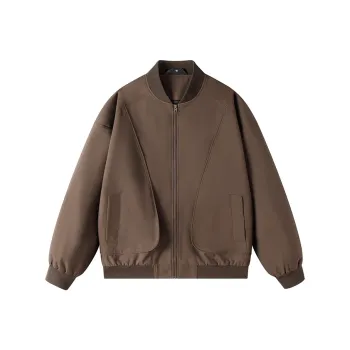 Warrior Ride The Wind Collection Open Ended Smile Collection Jackets Coats Unisex Dragon Breath Brown