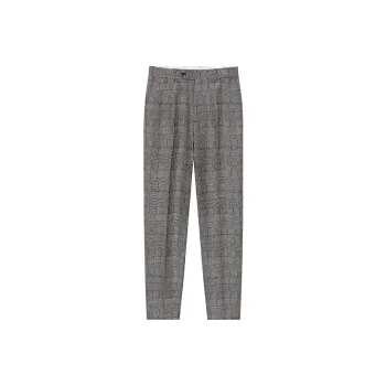 KENZO Wavy Checkered Pattern Trousers