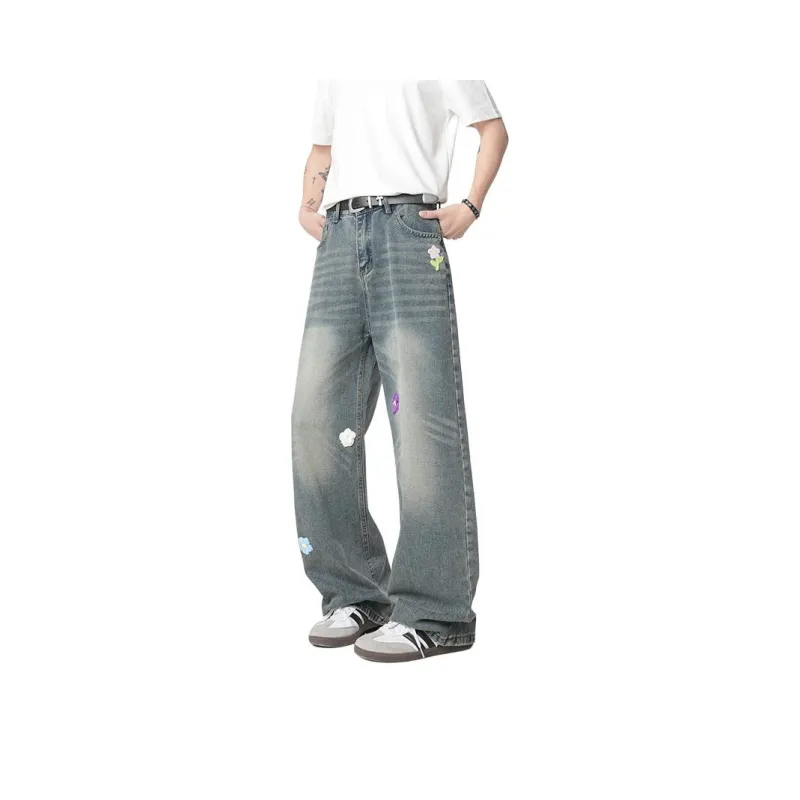HOKLV Jeans Unisex-3