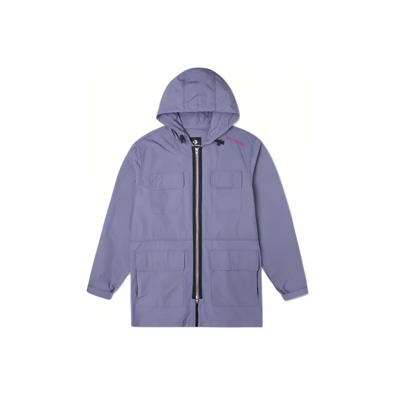 Converse Parka Coats Unisex Charcoal Gray-0