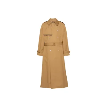 Vetements Double Breasted Belted Trench Coat