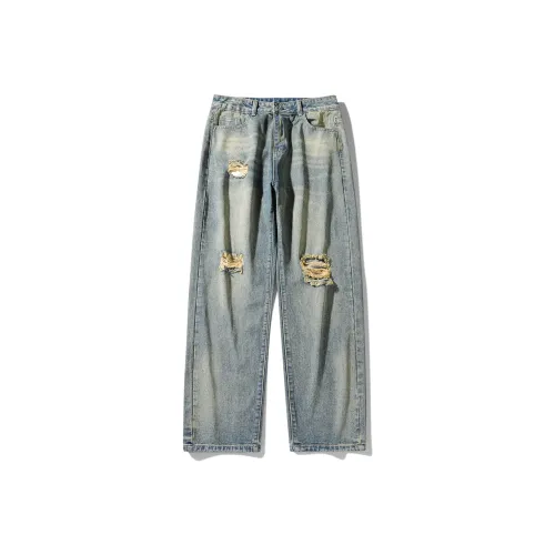SIFLYTO Jeans Unisex Vintage Blue